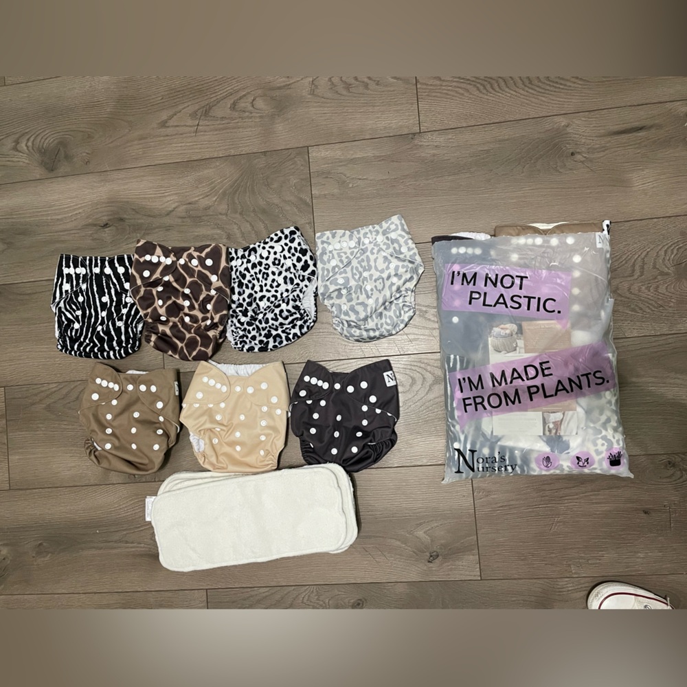 Nora Nursery Cloth Diapers and Inserts